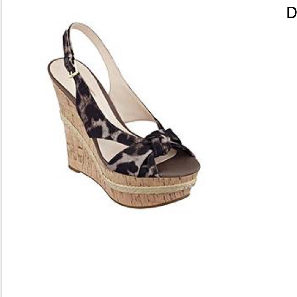 Brand New Guess by Marciano Leopard Wedges